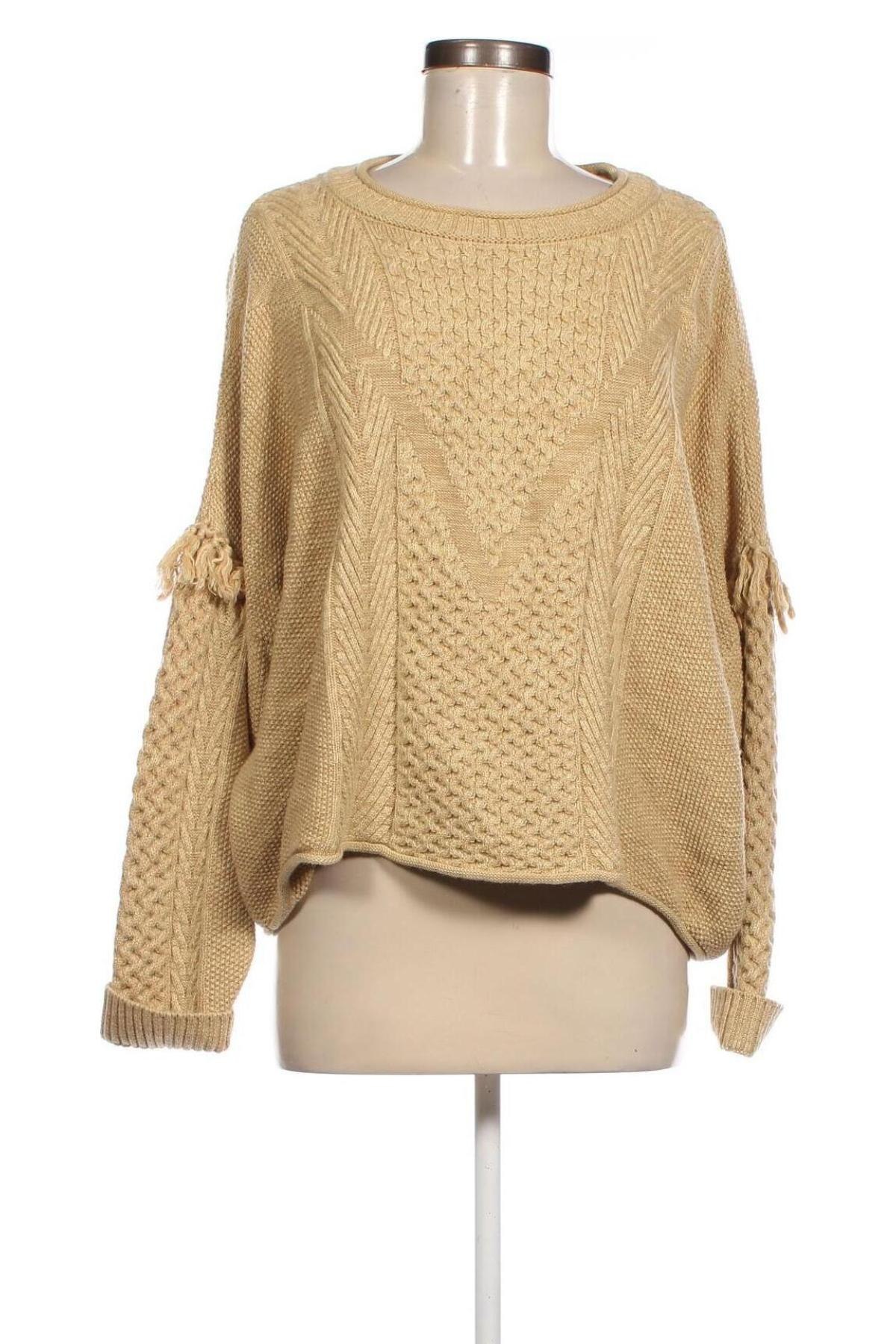 Damenpullover Wrap, Größe XXL, Farbe Beige, Preis 36,67 €