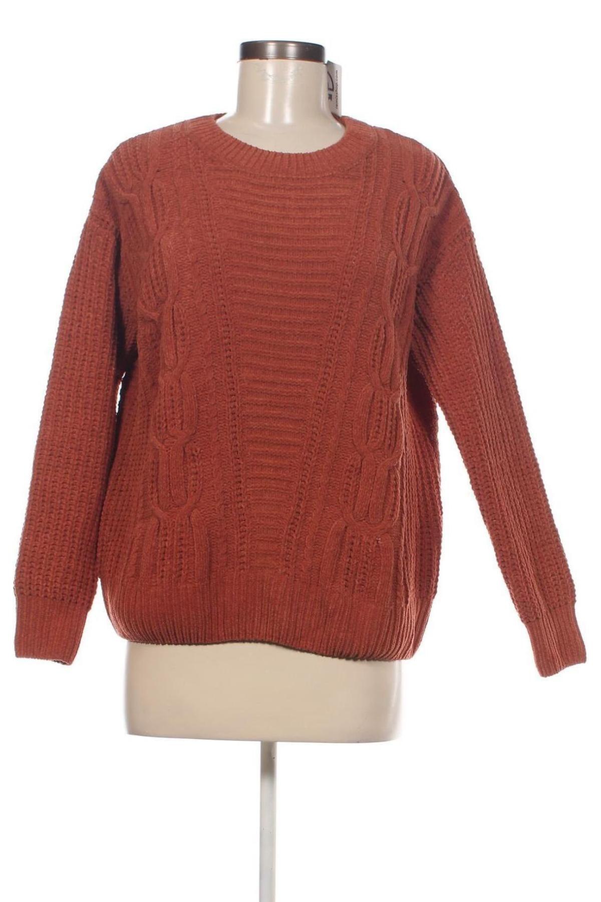 Дамски пуловер Yessica, Размер S, Цвят Кафяв, Цена 13,34 лв.