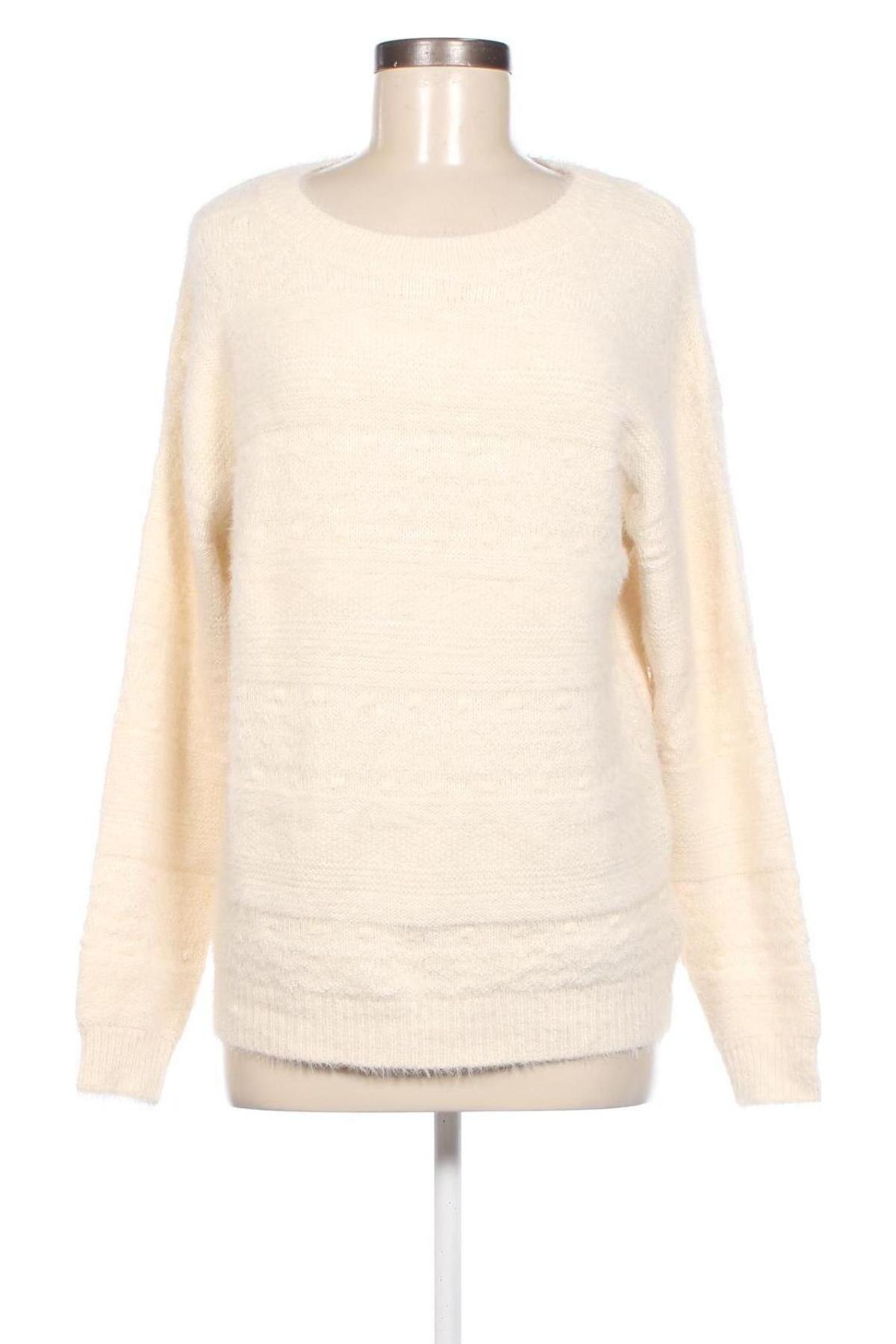 Дамски пуловер Yessica, Размер M, Цвят Екрю, Цена 14,21 лв.