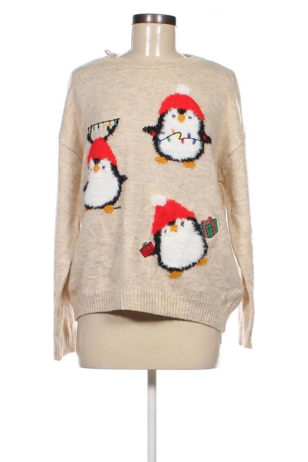 Дамски пуловер Yessica, Размер M, Цвят Кафяв, Цена 14,21 лв.