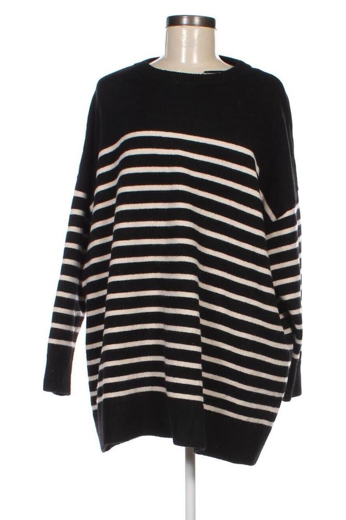 Дамски пуловер Zara, Размер M, Цвят Черен, Цена 12,69 лв.