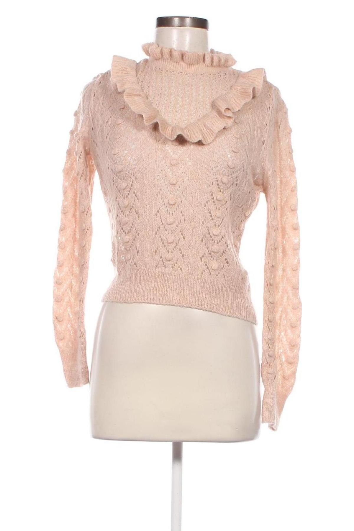 Дамски пуловер Zara, Размер M, Цвят Розов, Цена 12,42 лв.