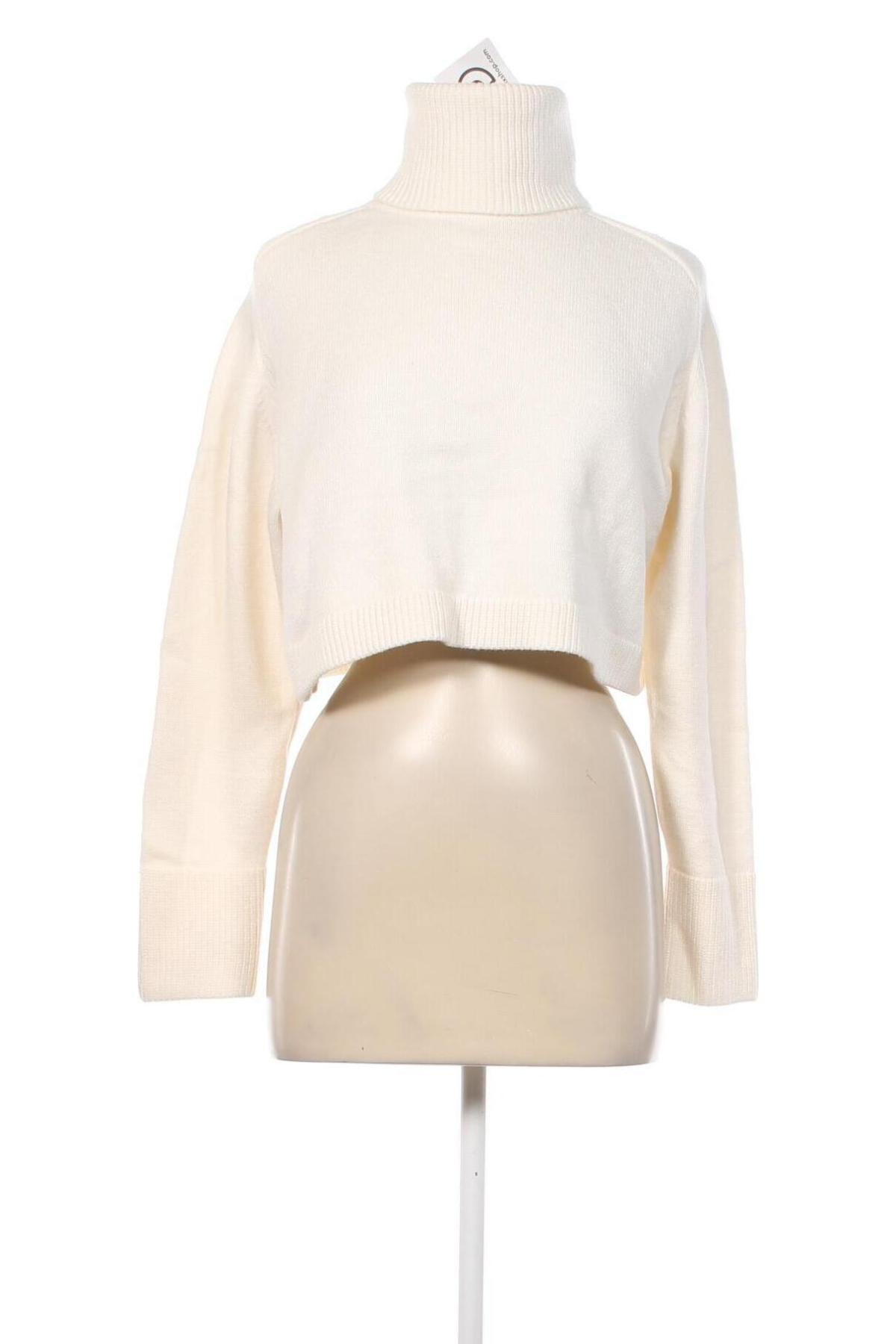 Pulover de femei Zara, Mărime M, Culoare Ecru, Preț 40,86 Lei