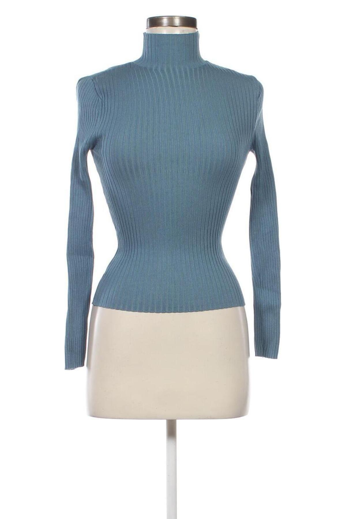 Дамски пуловер Zara, Размер S, Цвят Син, Цена 14,04 лв.