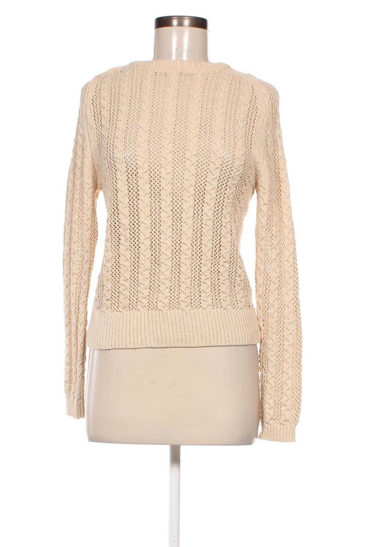Дамски пуловер Zara, Размер S, Цвят Бежов, Цена 12,42 лв.