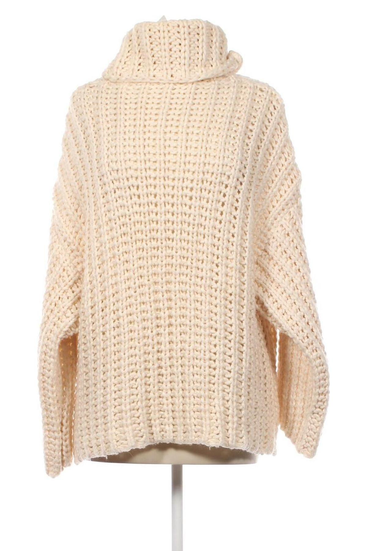 Дамски пуловер Zara, Размер S, Цвят Бежов, Цена 13,23 лв.