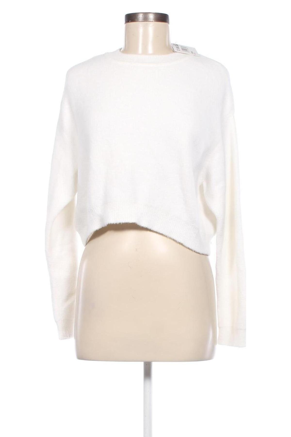 Дамски пуловер Zara, Размер S, Цвят Бял, Цена 13,23 лв.