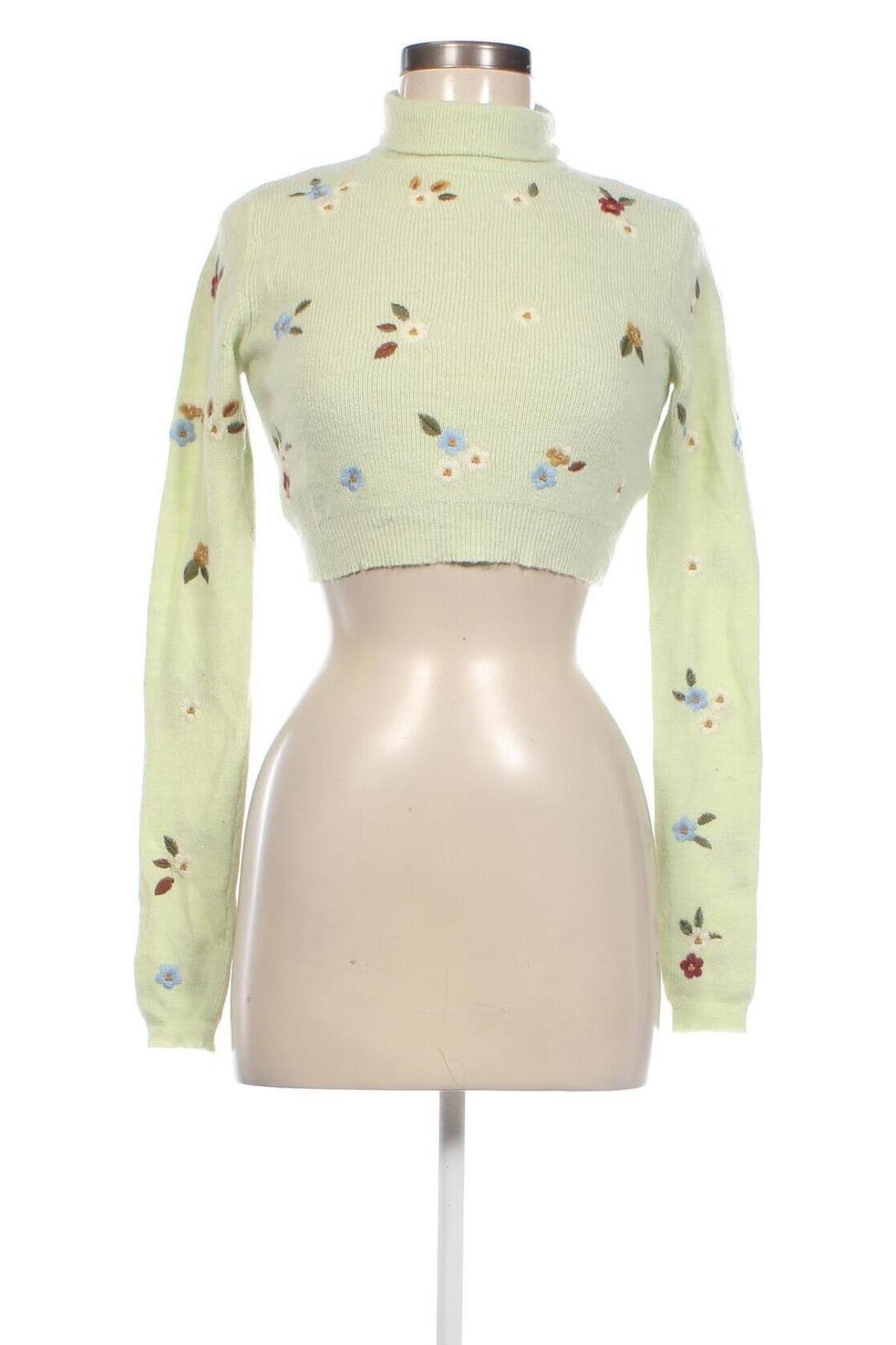 Γυναικείο πουλόβερ Zara, Μέγεθος S, Χρώμα Πράσινο, Τιμή 7,68 €