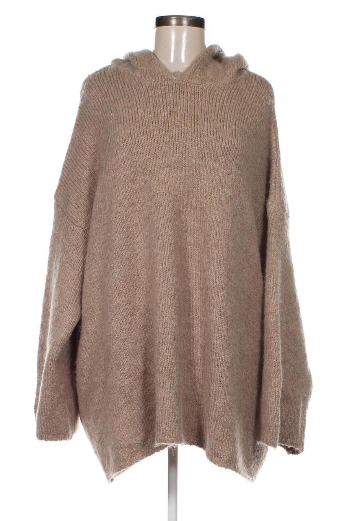 Damenpullover Zara, Größe L, Farbe Braun, Preis 9,21 €