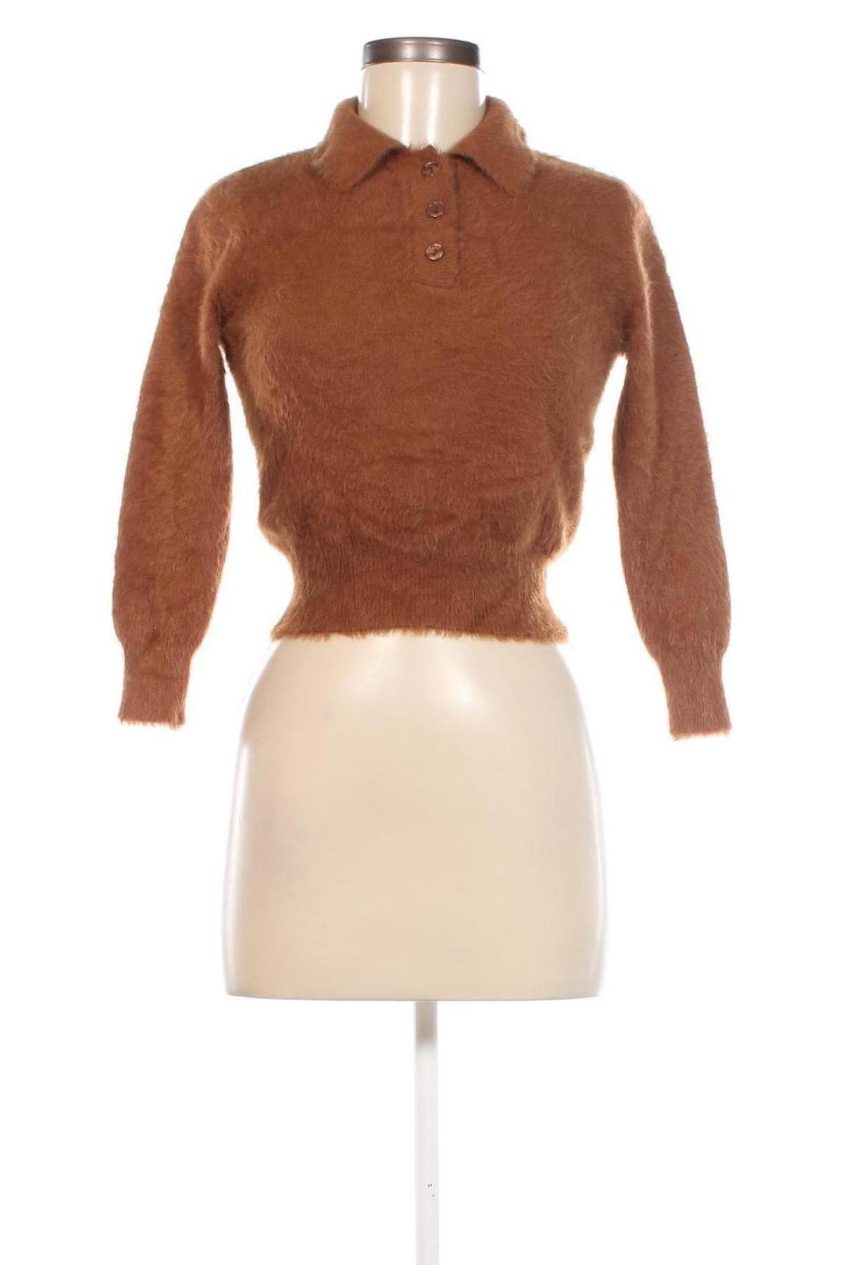 Damenpullover Zara, Größe S, Farbe Braun, Preis 6,99 €