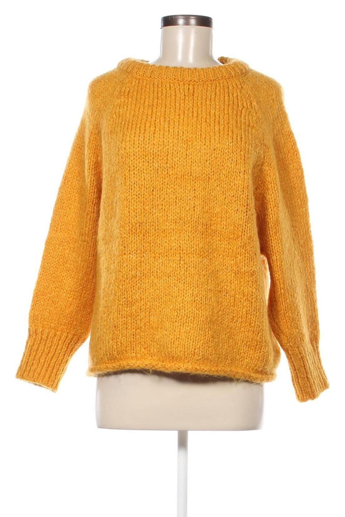 Damenpullover Zara Knitwear, Größe S, Farbe Gelb, Preis 9,21 €