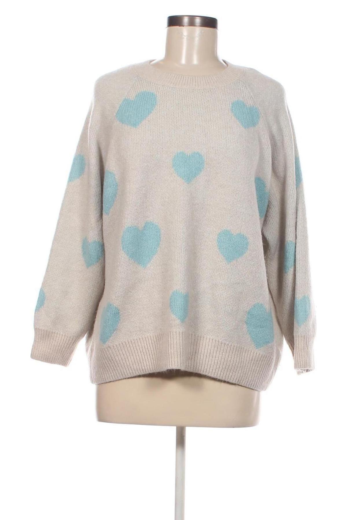 Damenpullover Zizzi, Größe L, Farbe Beige, Preis 15,36 €