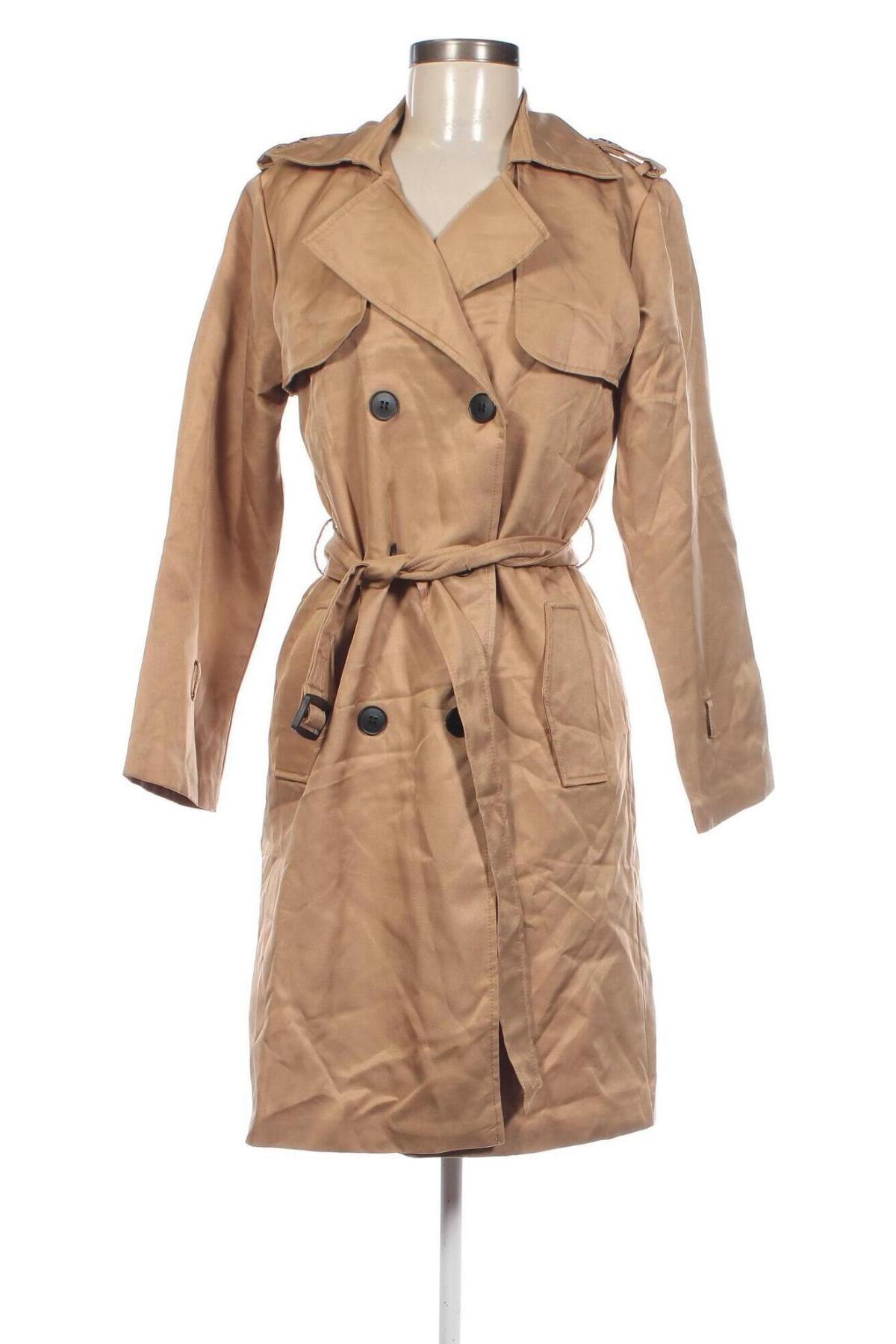 Damen Trenchcoat, Größe S, Farbe Beige, Preis 23,49 €