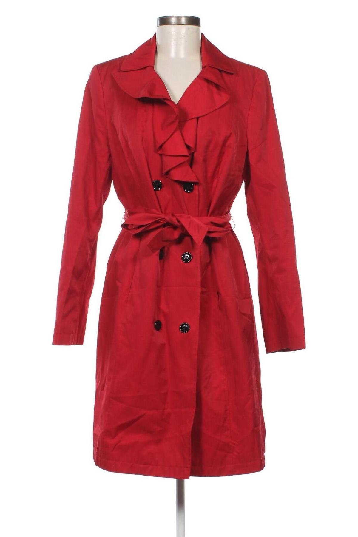 Damen Trenchcoat Calvin Klein, Größe M, Farbe Rot, Preis 142,65 €