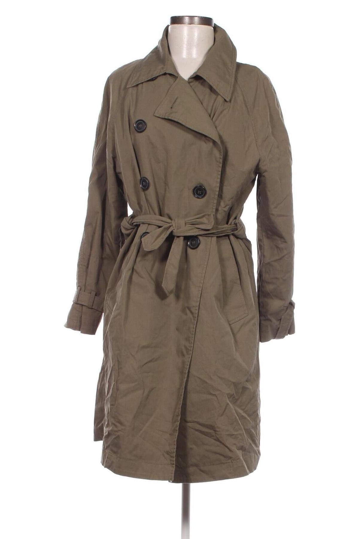 Damen Trenchcoat Clockhouse, Größe M, Farbe Grün, Preis 20,88 €