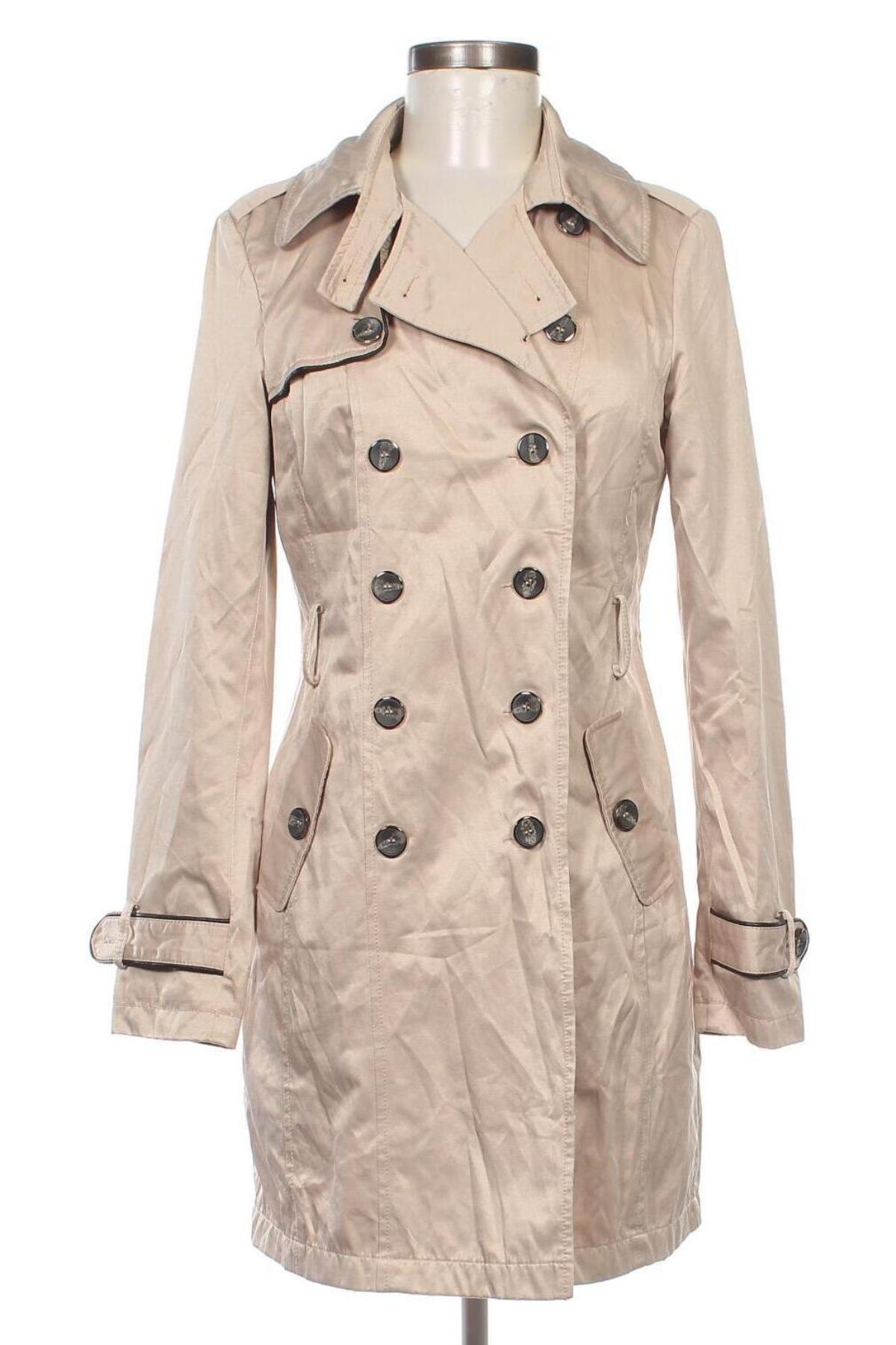 Trench de femei Clockhouse, Mărime M, Culoare Bej, Preț 123,99 Lei