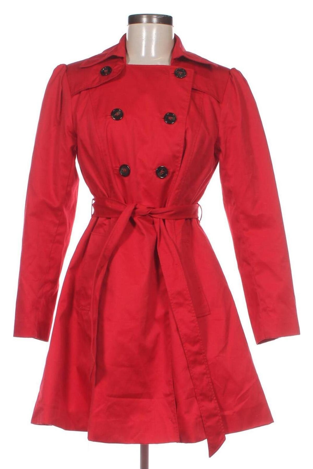 Damen Trenchcoat H&M, Größe M, Farbe Rot, Preis 17,22 €