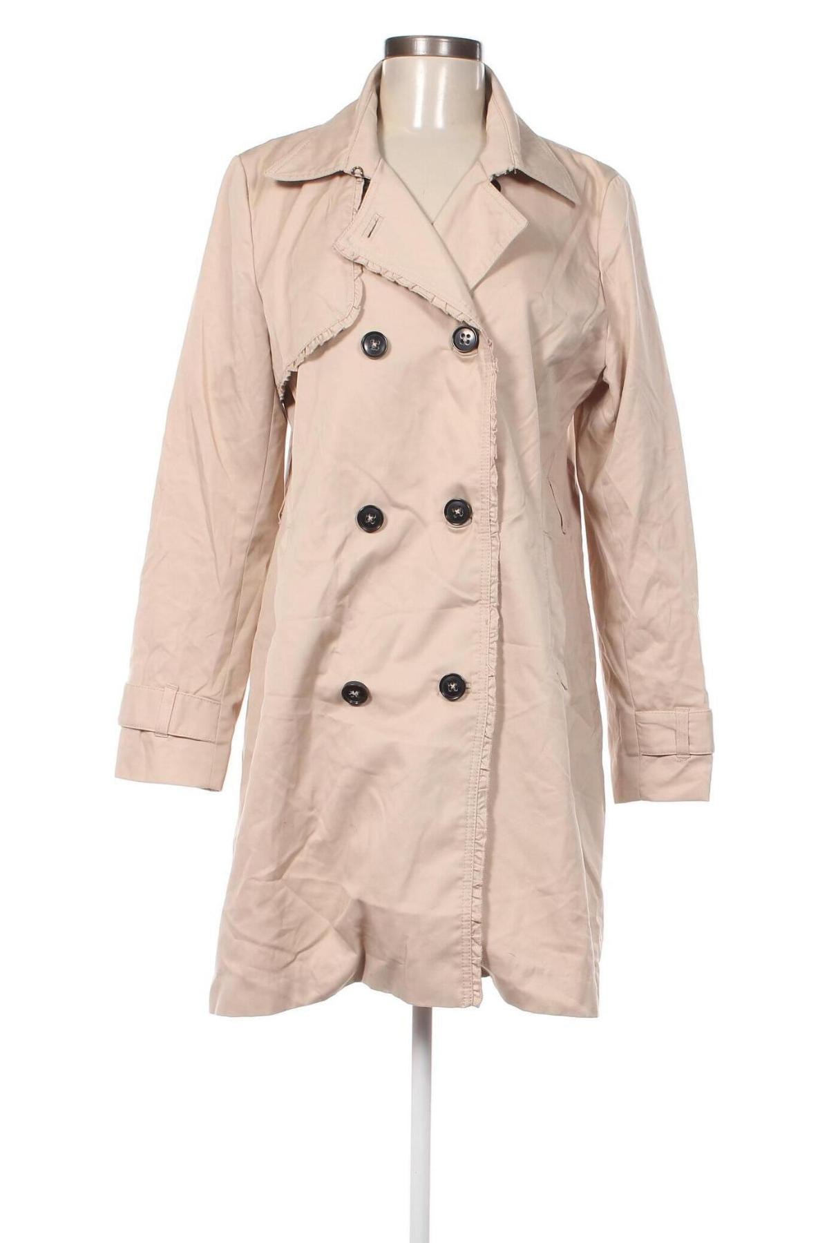 Damen Trench Coat H&M, Größe L, Farbe Beige, Preis € 23,49