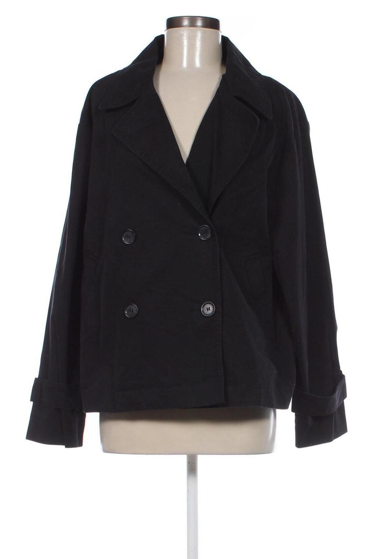 Damen Trench Coat Monki, Größe M, Farbe Schwarz, Preis € 73,20