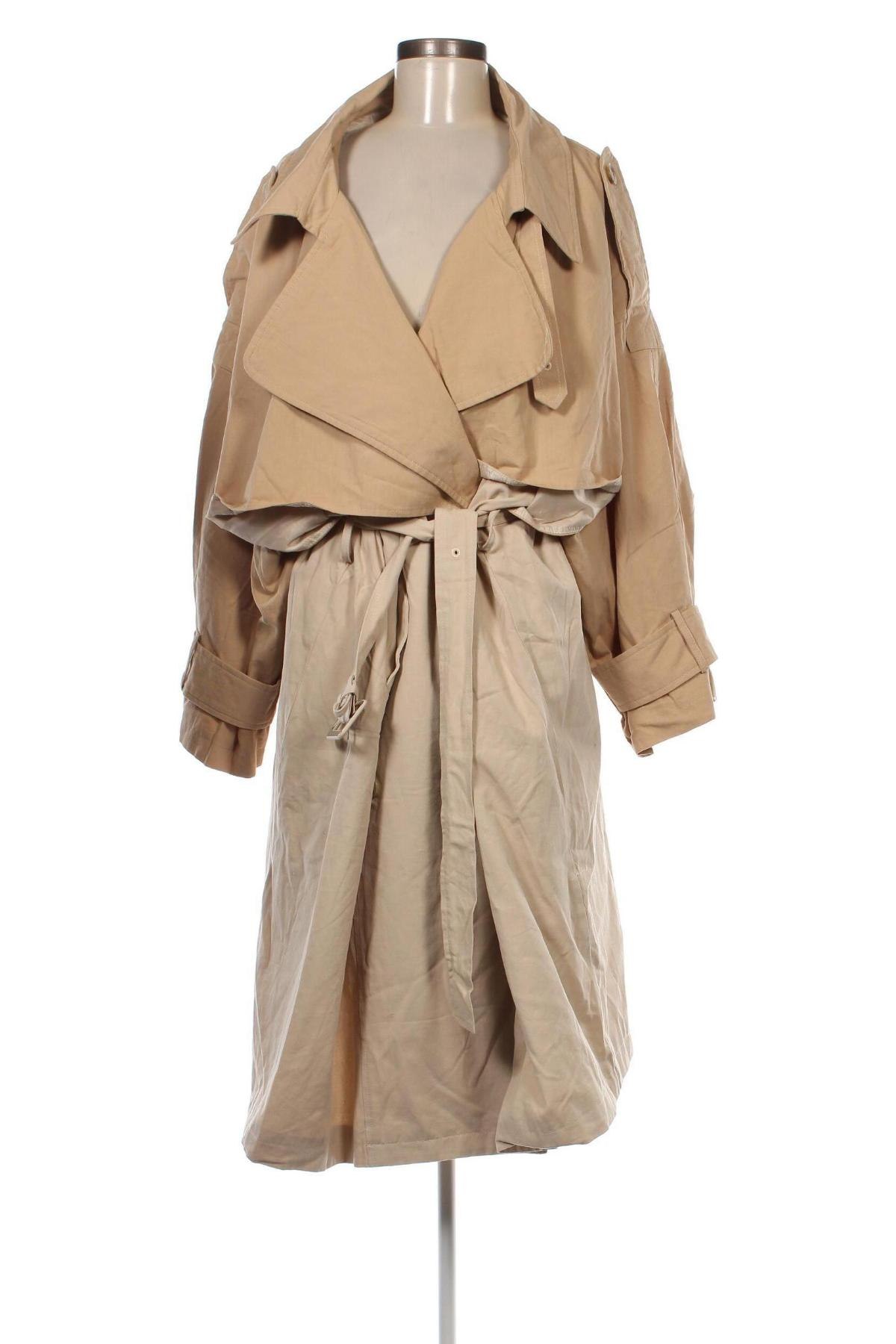 Damen Trench Coat Nasty Gal, Größe L, Farbe Beige, Preis € 123,71