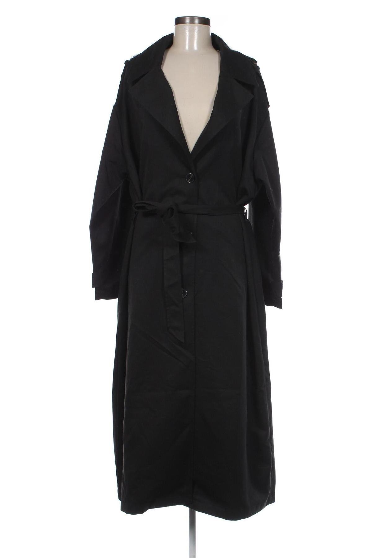 Damen Trenchcoat ONLY, Größe 3XL, Farbe Schwarz, Preis 19,48 €