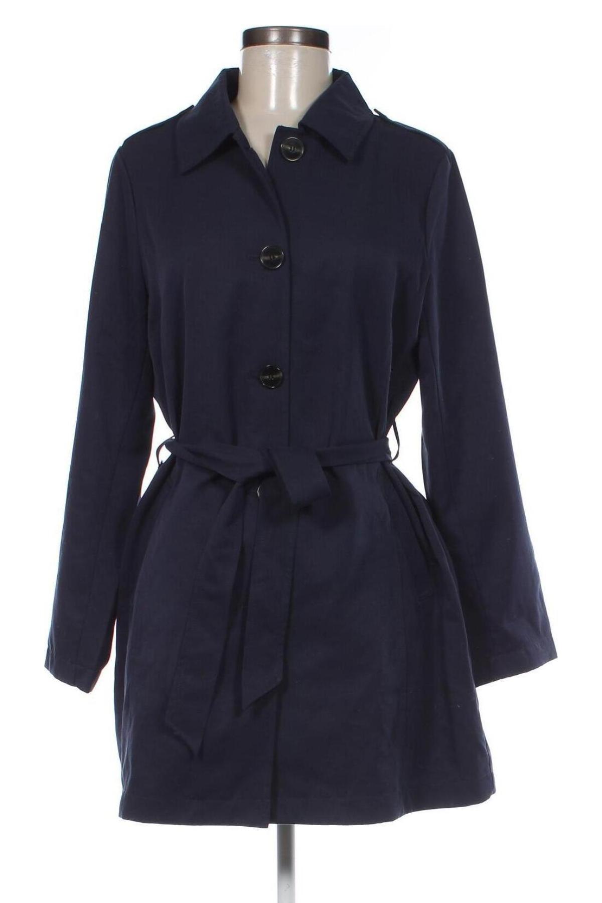 Damen Trenchcoat ONLY, Größe M, Farbe Blau, Preis 21,71 €