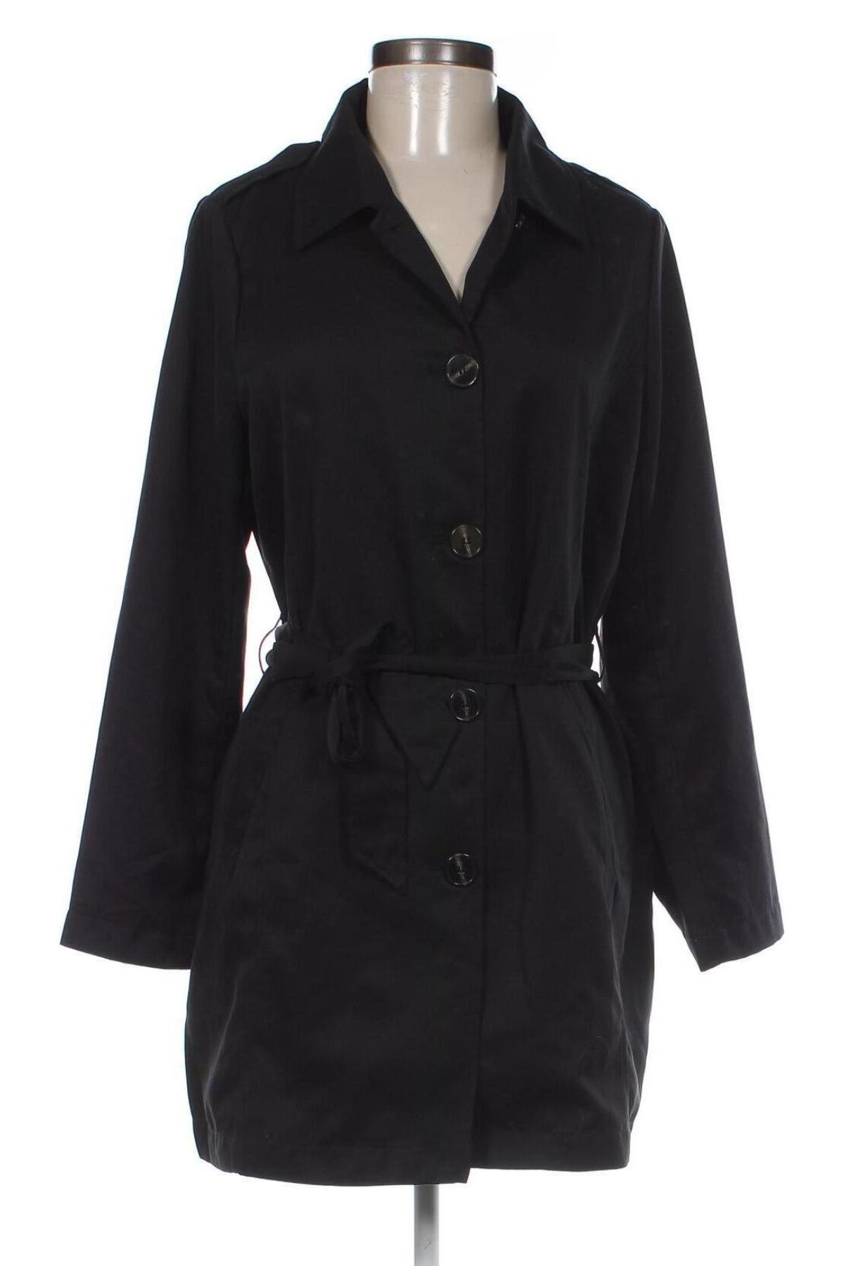 Damen Trench Coat ONLY, Größe M, Farbe Schwarz, Preis € 55,67