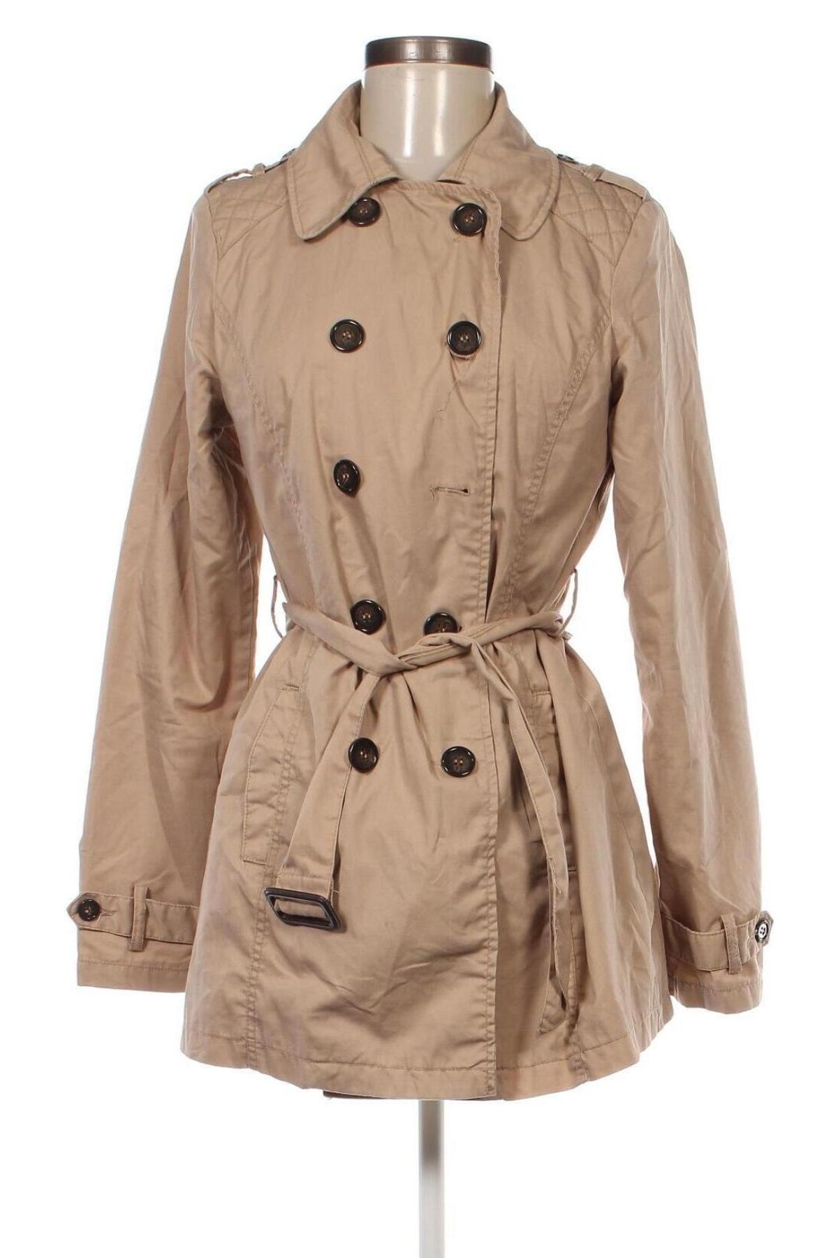 Damen Trench Coat Pimkie, Größe M, Farbe Beige, Preis € 20,88