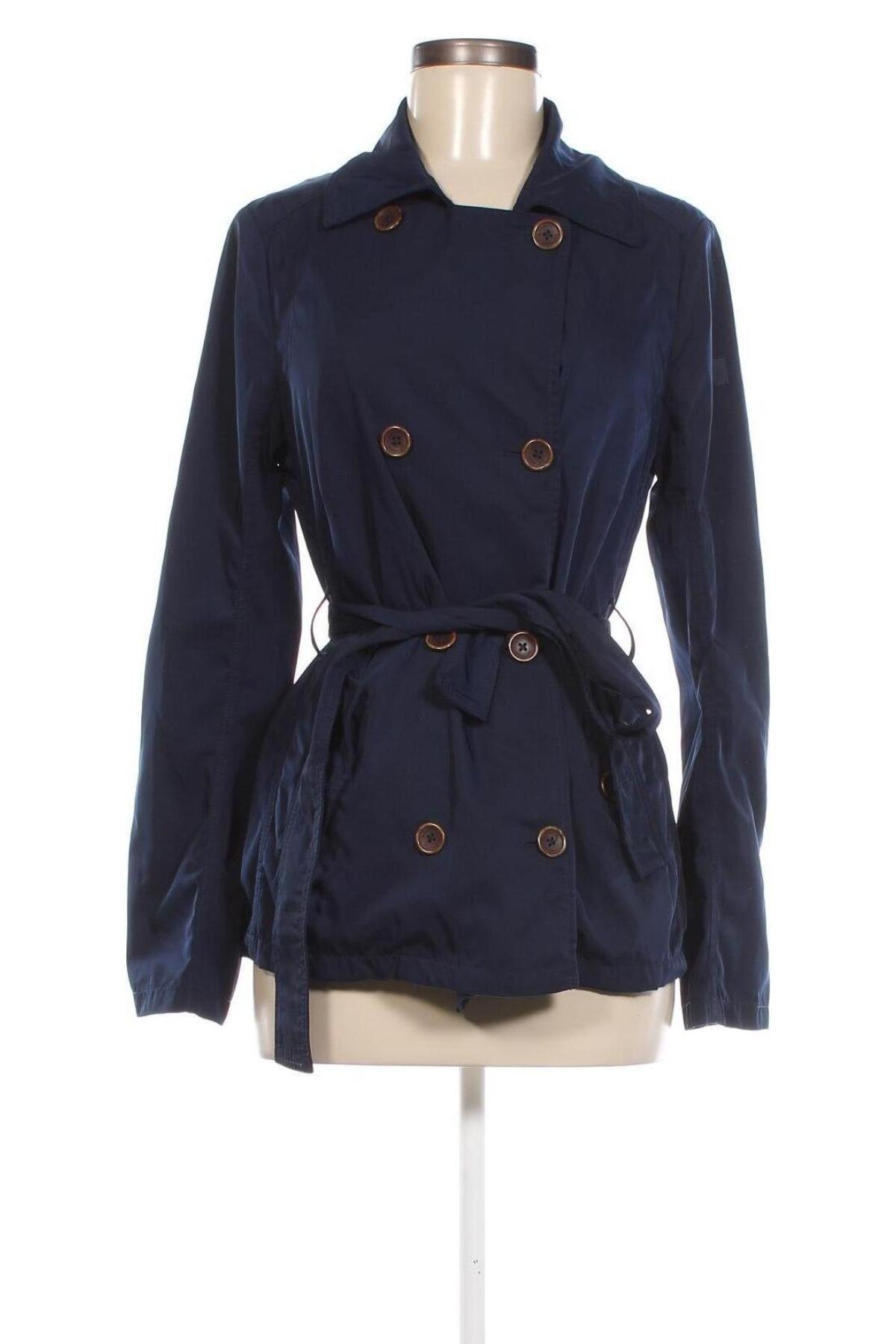 Damen Trench Coat Q/S by S.Oliver, Größe M, Farbe Blau, Preis € 29,23