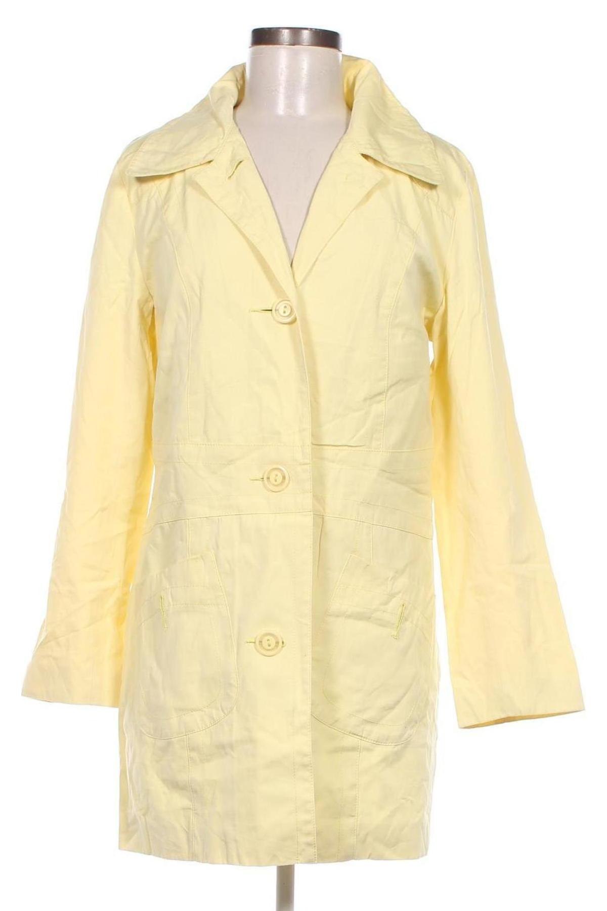 Damen Trenchcoat S.Oliver, Größe M, Farbe Gelb, Preis 36,99 €