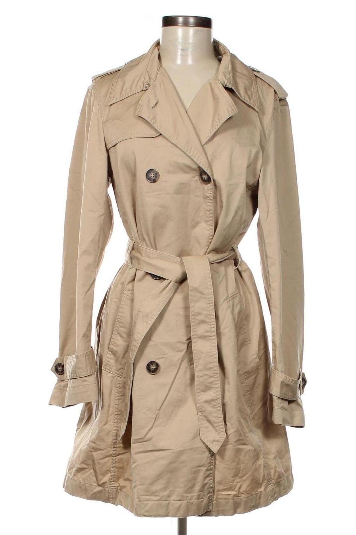 Damen Trenchcoat S.Oliver, Größe M, Farbe Beige, Preis 29,23 €