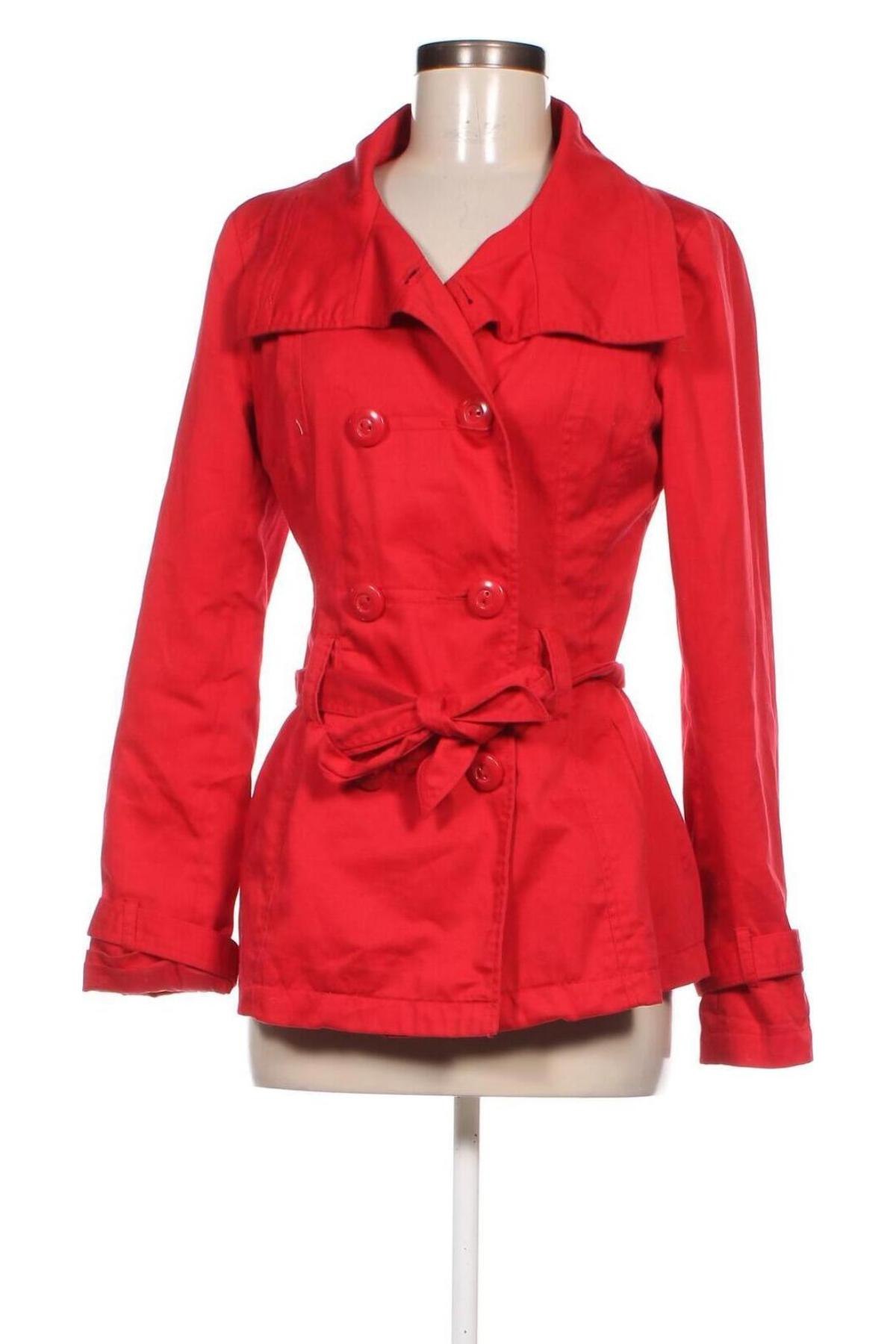Дамски шлифер Vero Moda, Размер M, Цвят Червен, Цена 21,60 лв.