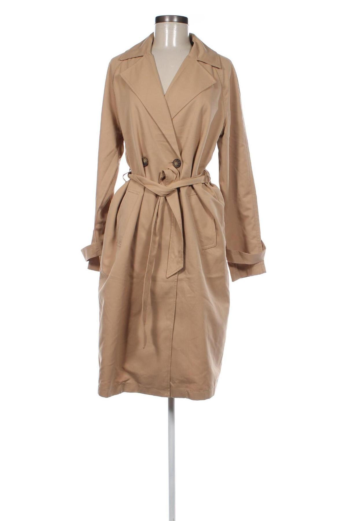 Damen Trench Coat Vero Moda, Größe M, Farbe Beige, Preis € 16,70