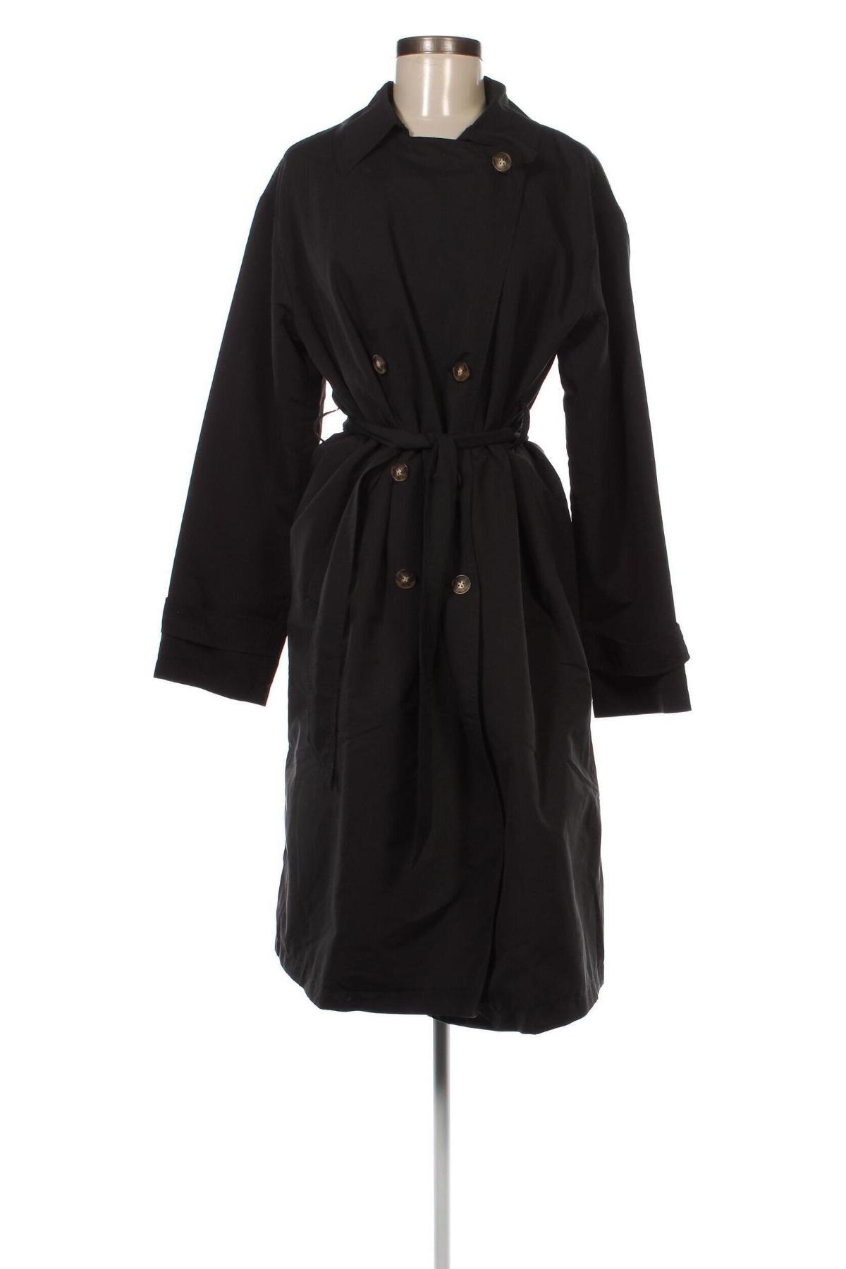Damen Trenchcoat Vero Moda, Größe M, Farbe Schwarz, Preis 13,92 €