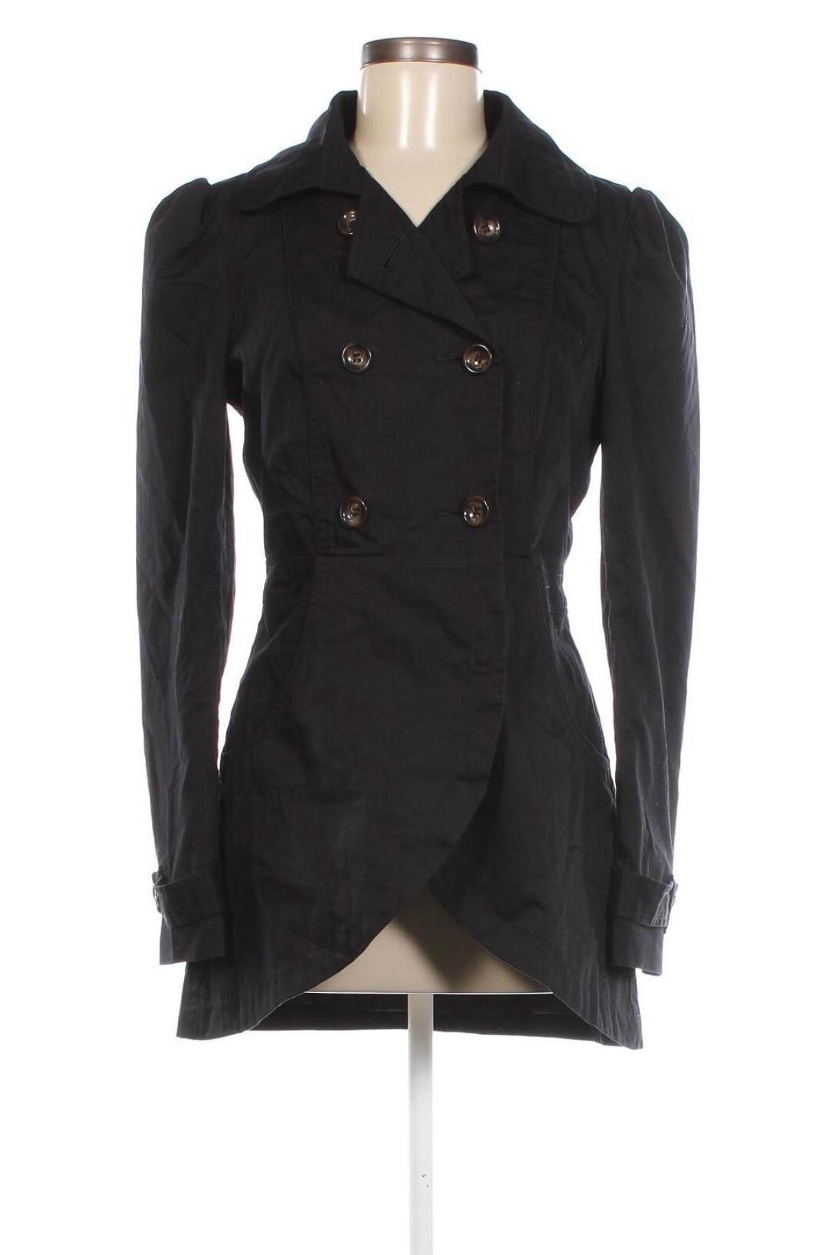 Damen Trench Coat Vero Moda, Größe M, Farbe Schwarz, Preis € 16,70