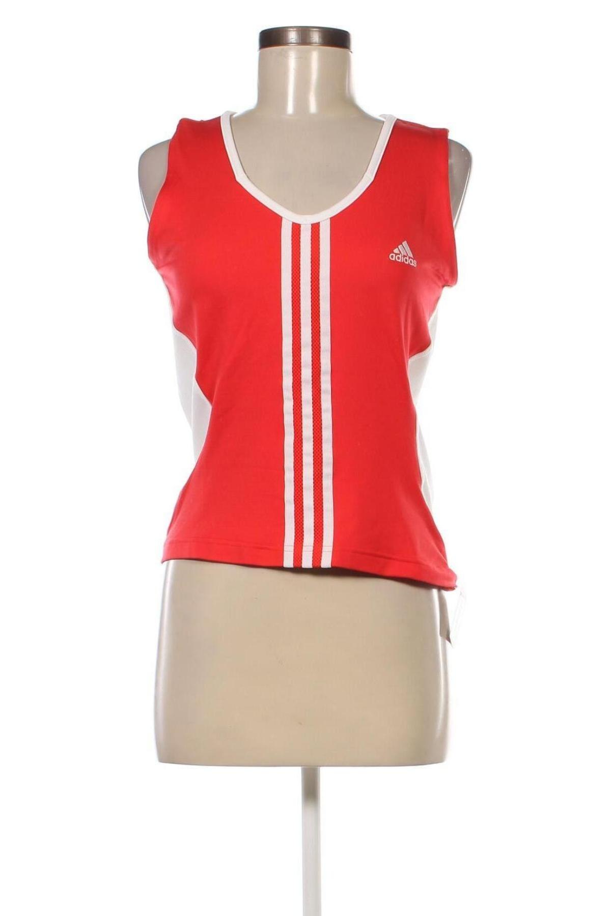 Damen Sporttop Adidas, Größe L, Farbe Rot, Preis € 9,39