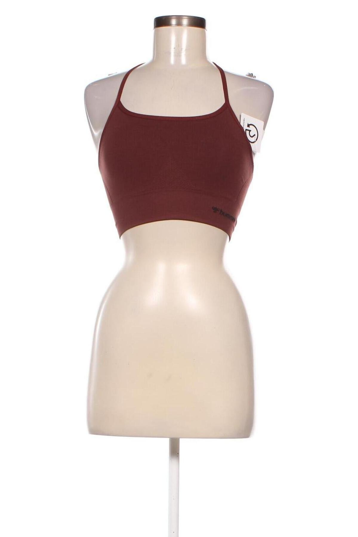 Damen Sporttop Hummel, Größe XS, Farbe Braun, Preis 5,28 €