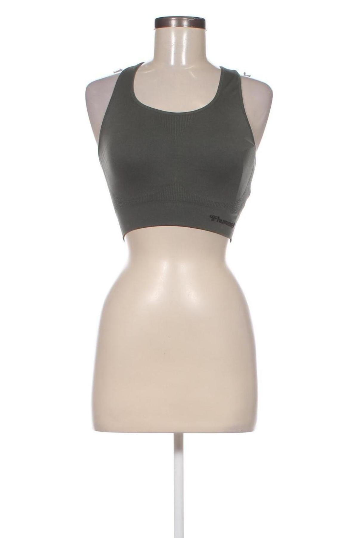 Damen Sporttop Hummel, Größe S, Farbe Grün, Preis 21,13 €