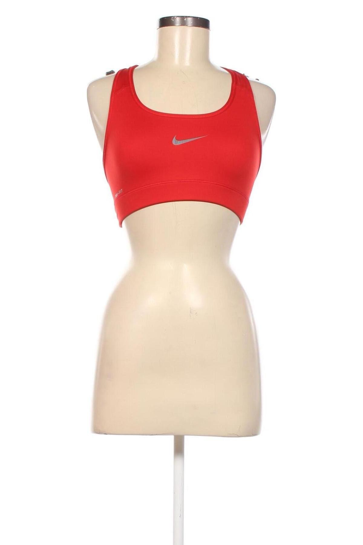 Дамски спортен топ Nike, Размер S, Цвят Червен, Цена 33,97 лв.