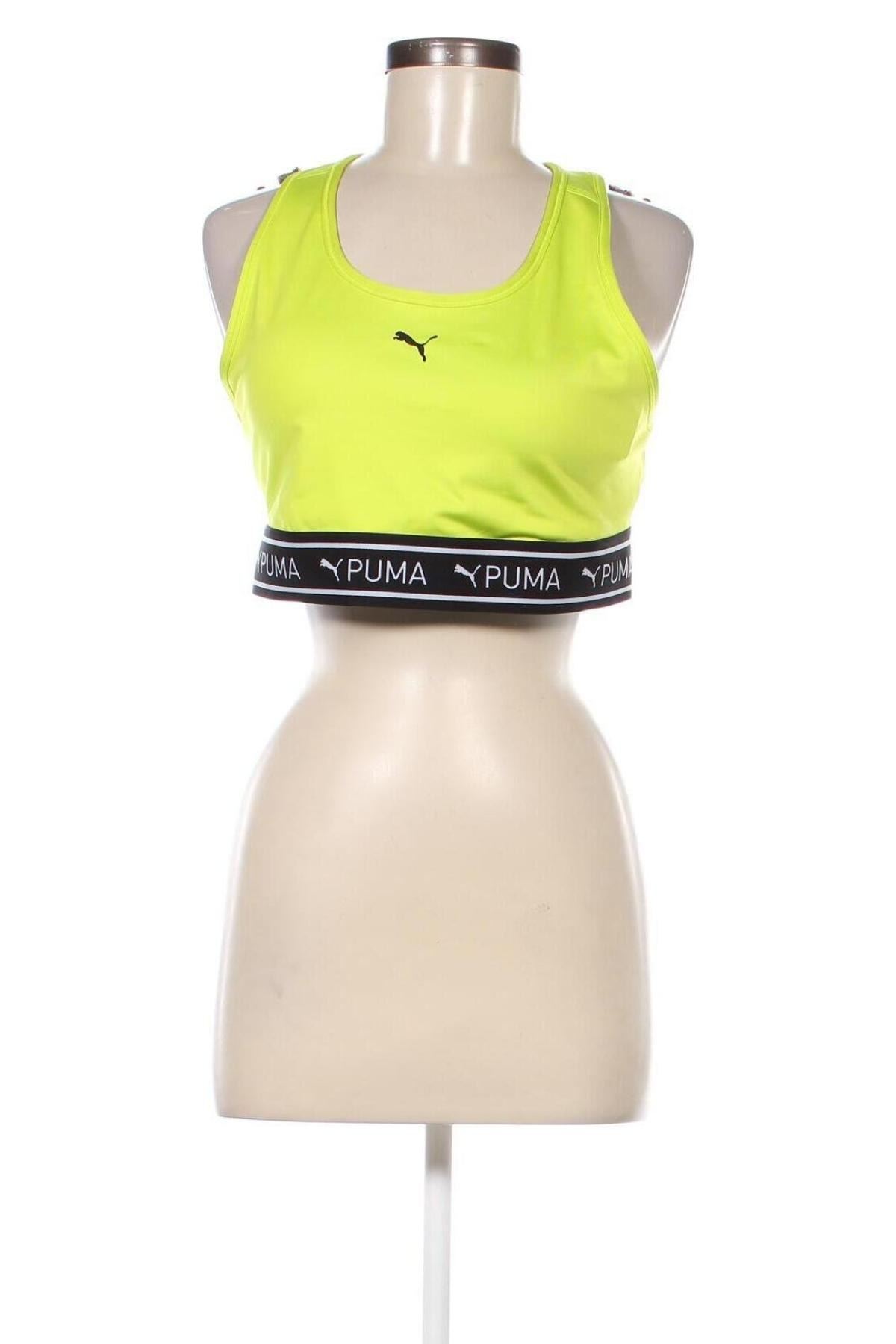 Γυναίκειο αθλητικό τοπ PUMA, Μέγεθος XL, Χρώμα Πράσινο, Τιμή 17,86 €