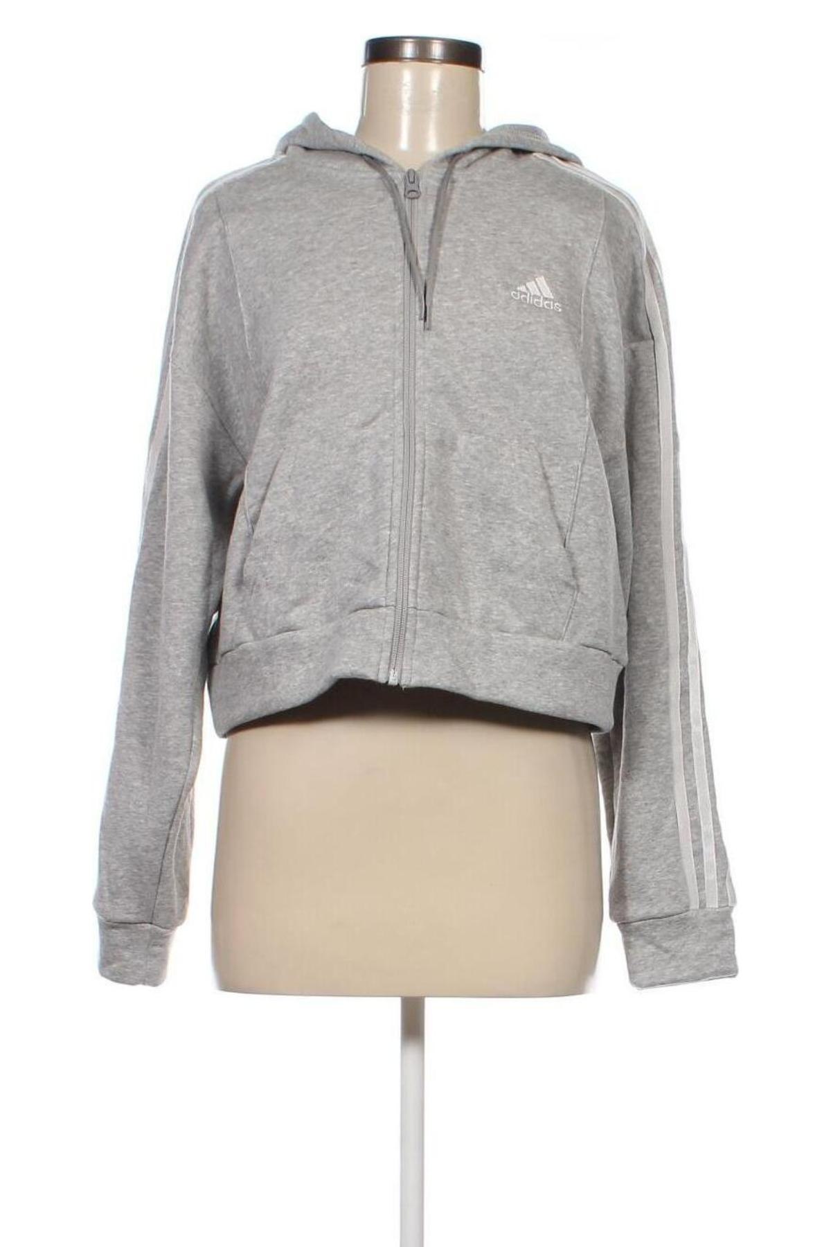 Damen Sweatshirt Adidas, Größe S, Farbe Grau, Preis € 27,84