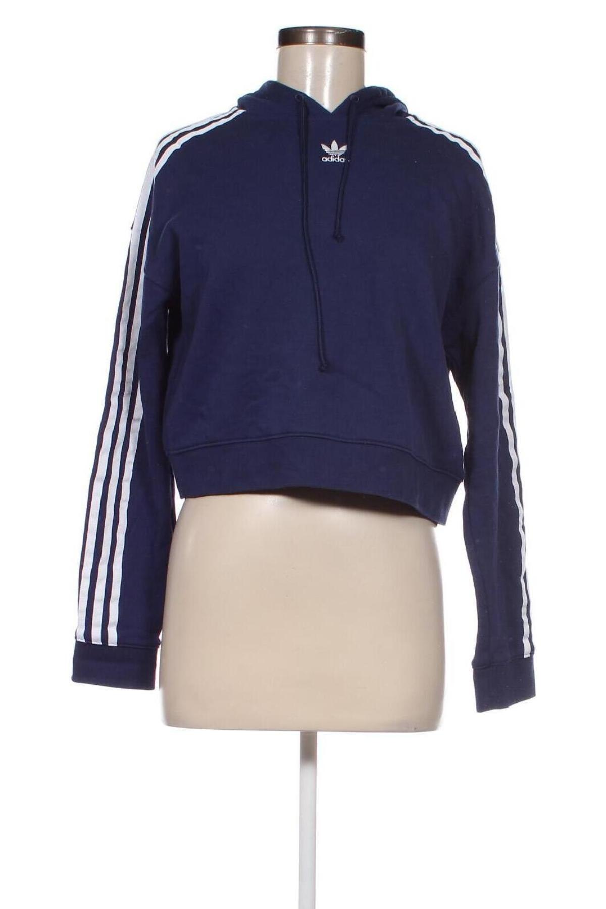 Γυναικείο φούτερ Adidas Originals, Μέγεθος XS, Χρώμα Μπλέ, Τιμή 25,24 €