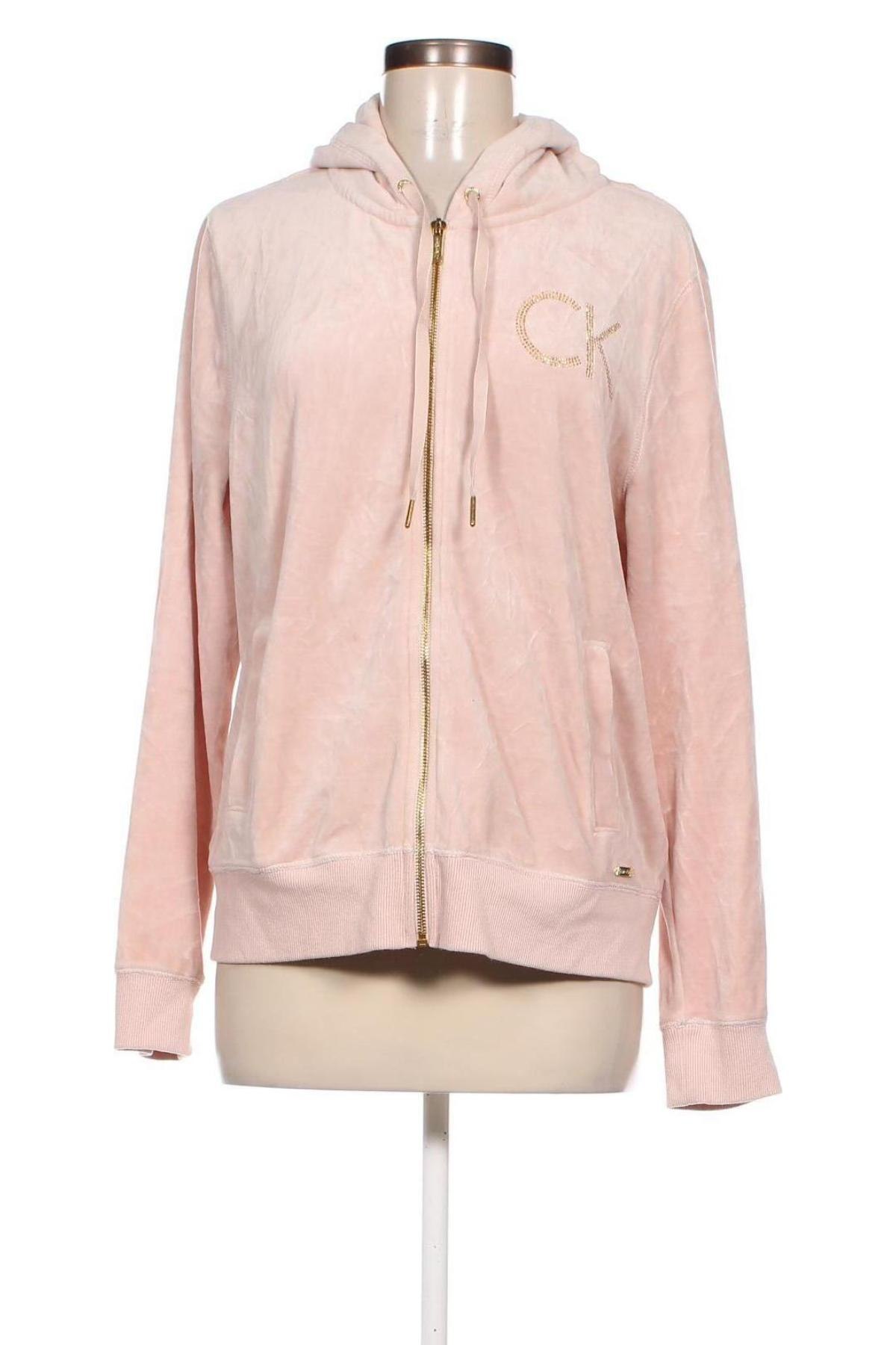 Дамски суичър Calvin Klein, Размер L, Цвят Розов, Цена 73,80 лв.