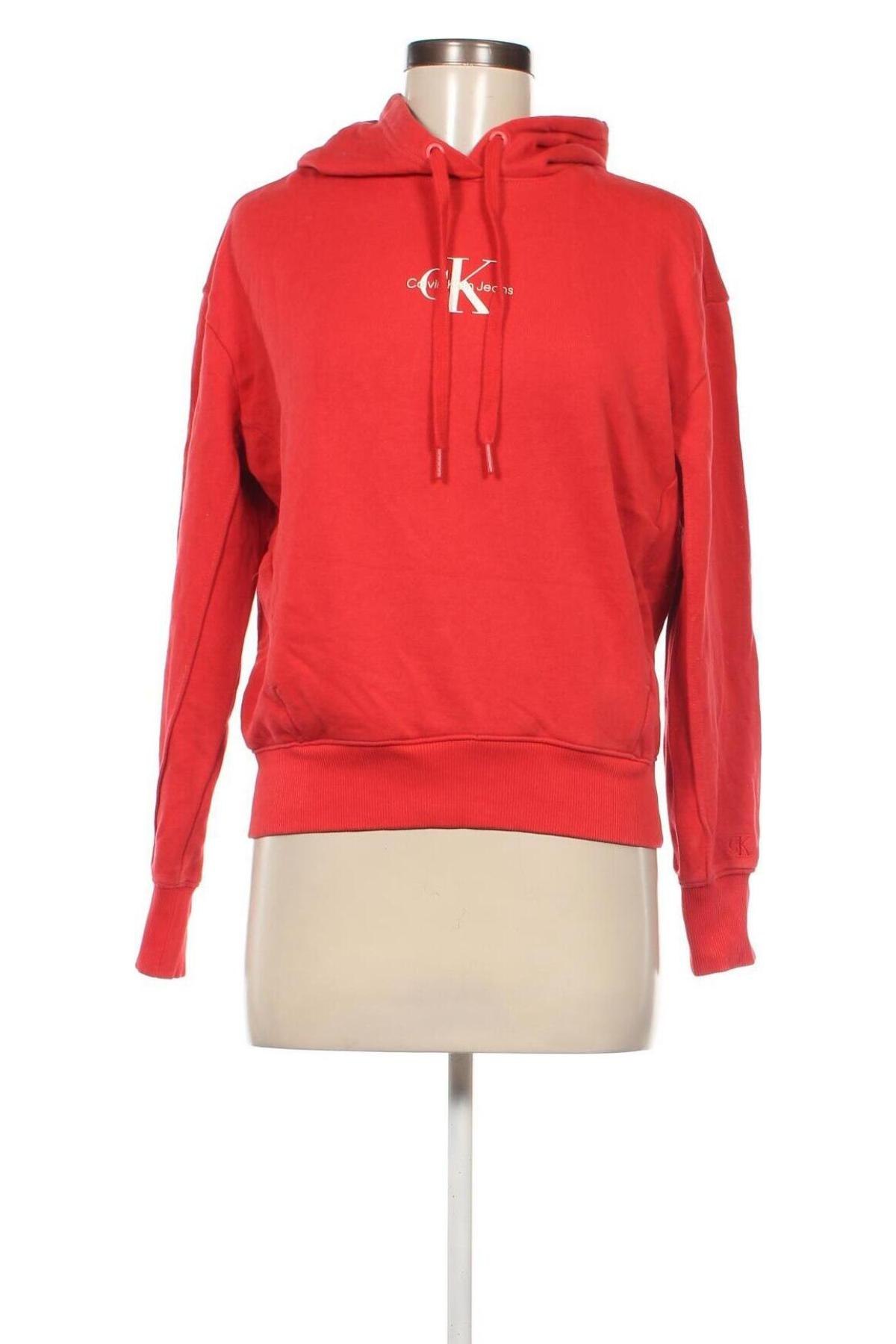 Damen Sweatshirt Calvin Klein, Größe M, Farbe Rot, Preis 57,06 €