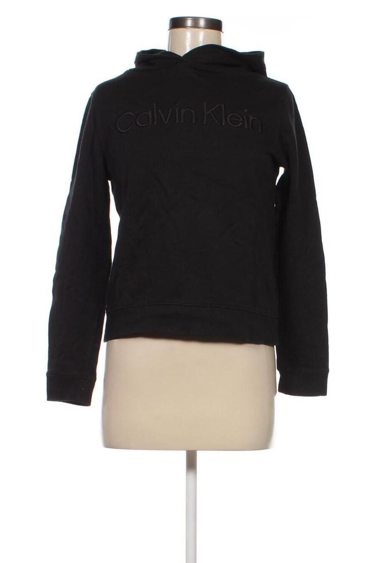 Γυναικείο φούτερ Calvin Klein, Μέγεθος XS, Χρώμα Μαύρο, Τιμή 48,20 €
