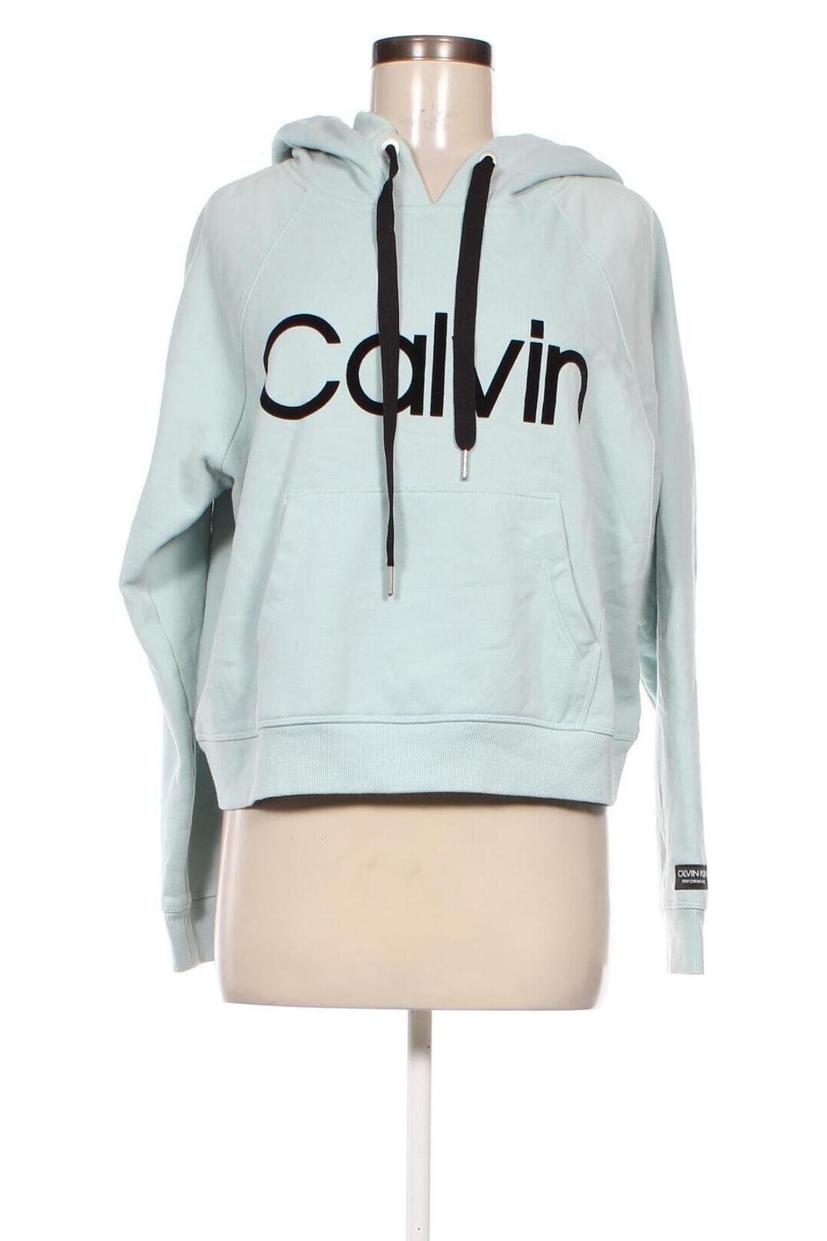 Hanorac de femei Calvin Klein, Mărime L, Culoare Albastru, Preț 242,77 Lei