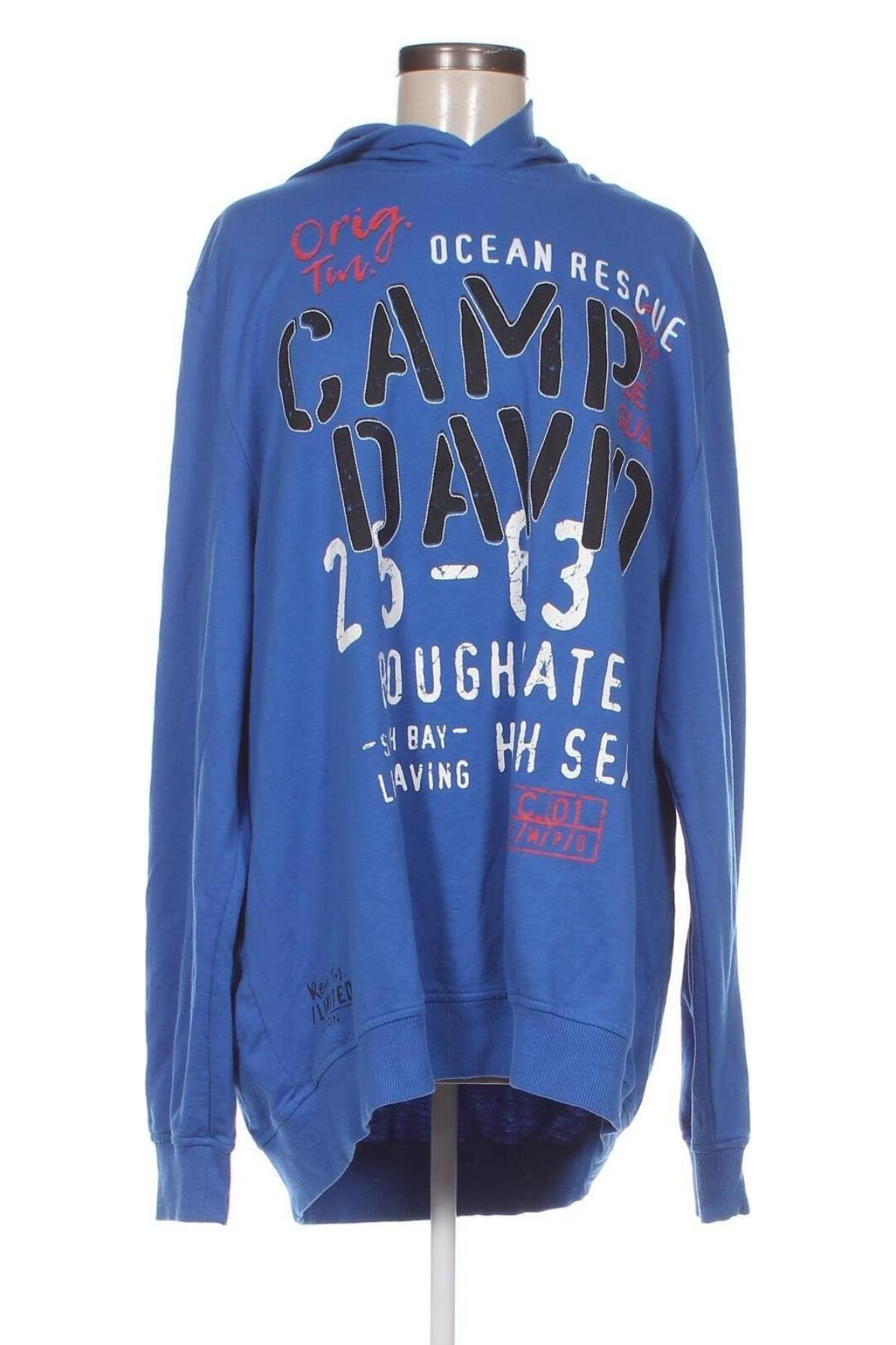 Damen Sweatshirt Camp David, Größe 3XL, Farbe Blau, Preis 26,72 €