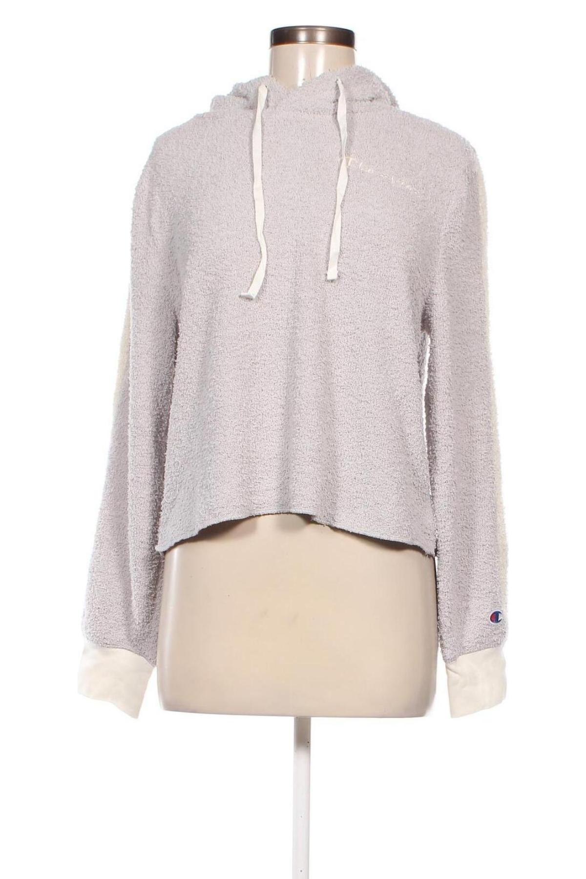 Damen Sweatshirt Champion, Größe L, Farbe Grau, Preis 28,53 €