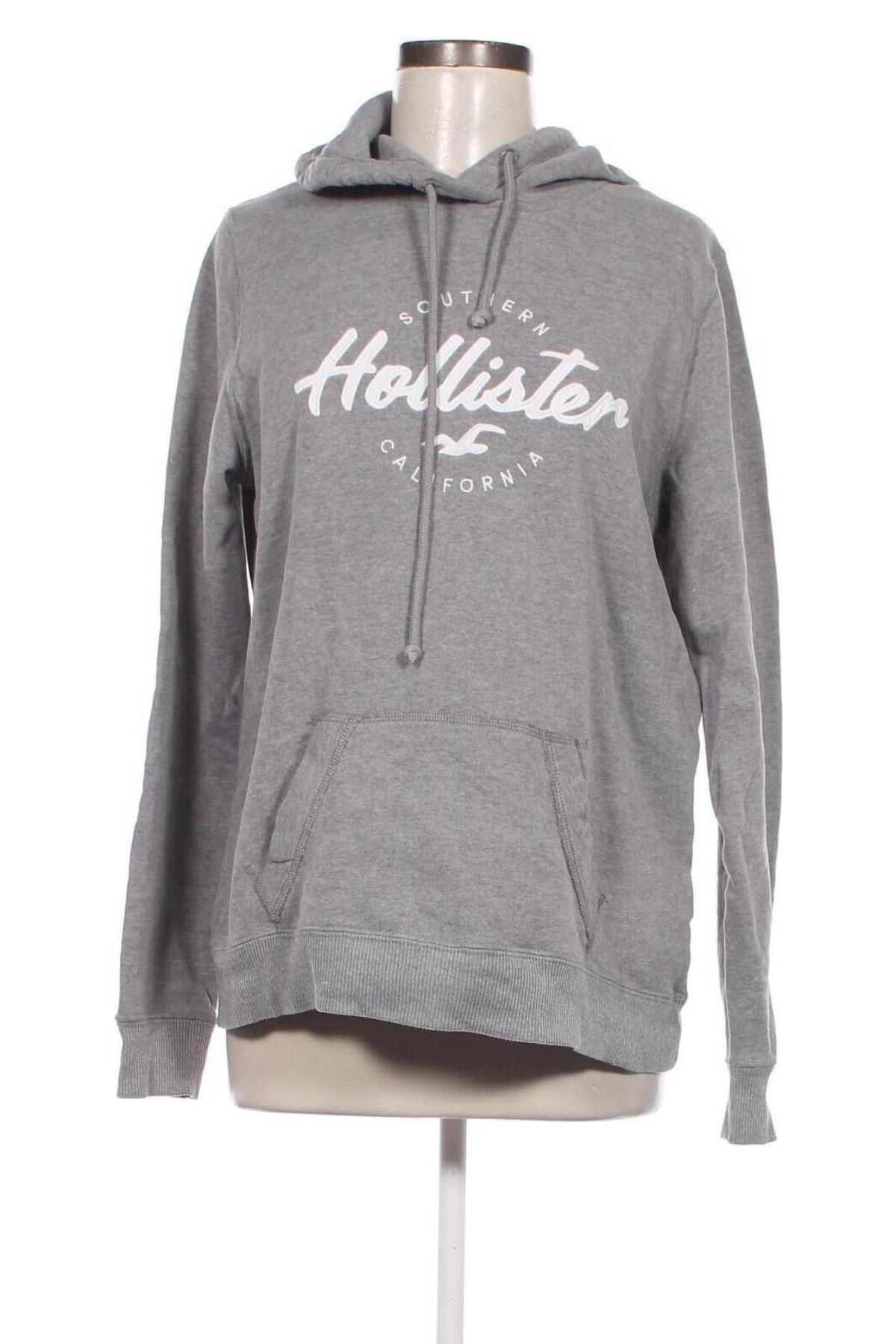 Damen Sweatshirt Hollister, Größe L, Farbe Grau, Preis 11,41 €