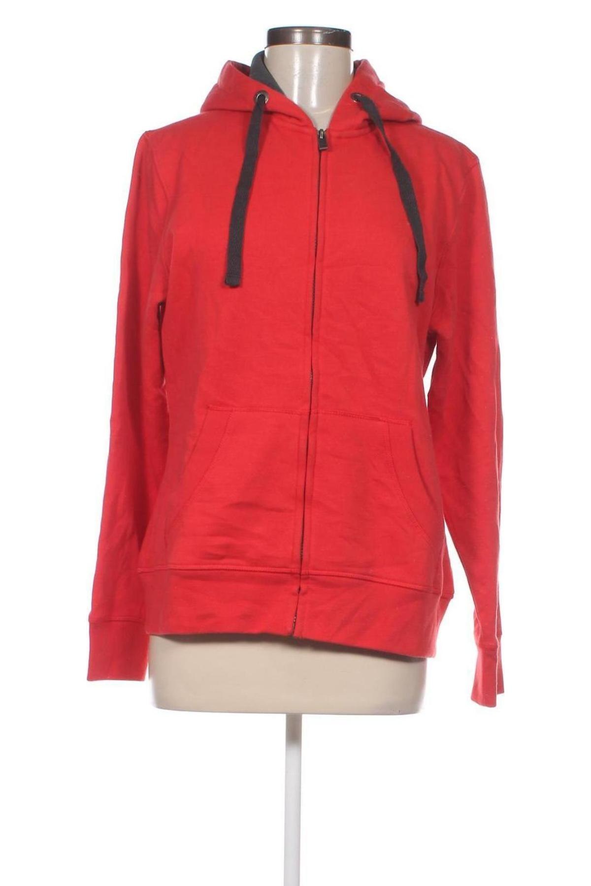 Damen Sweatshirt James & Nicholson, Größe L, Farbe Rot, Preis 6,66 €